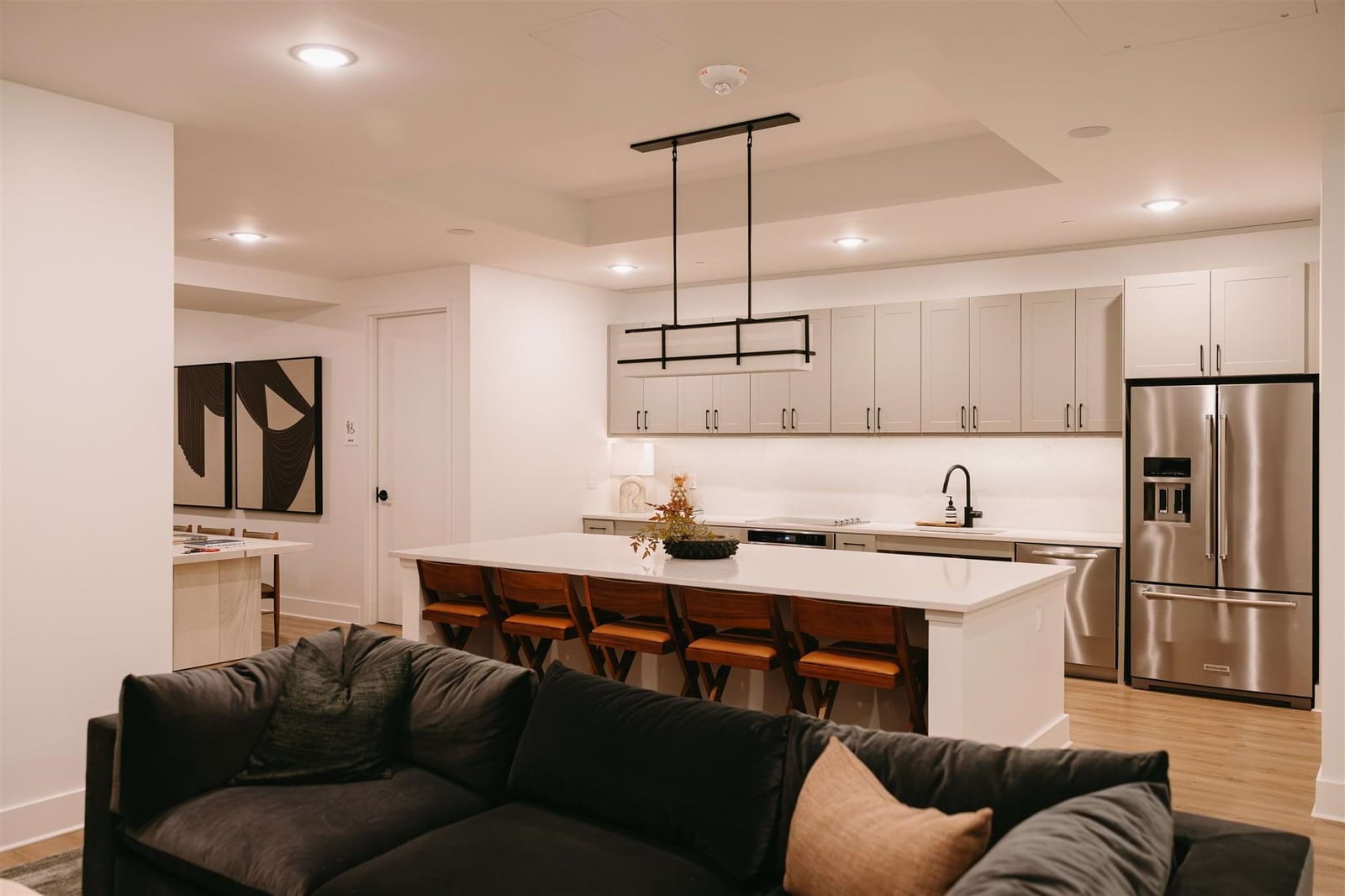 Peridot Residences open kitchen and living area