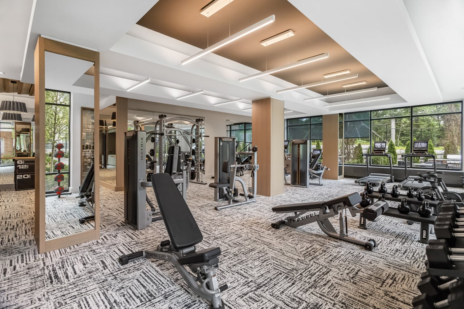 Weymouth fitness center with cardio and weight machines